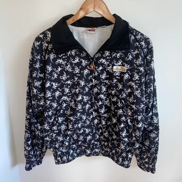 Vintage Ellesse black and white windbreaker - Picture 8 of 8